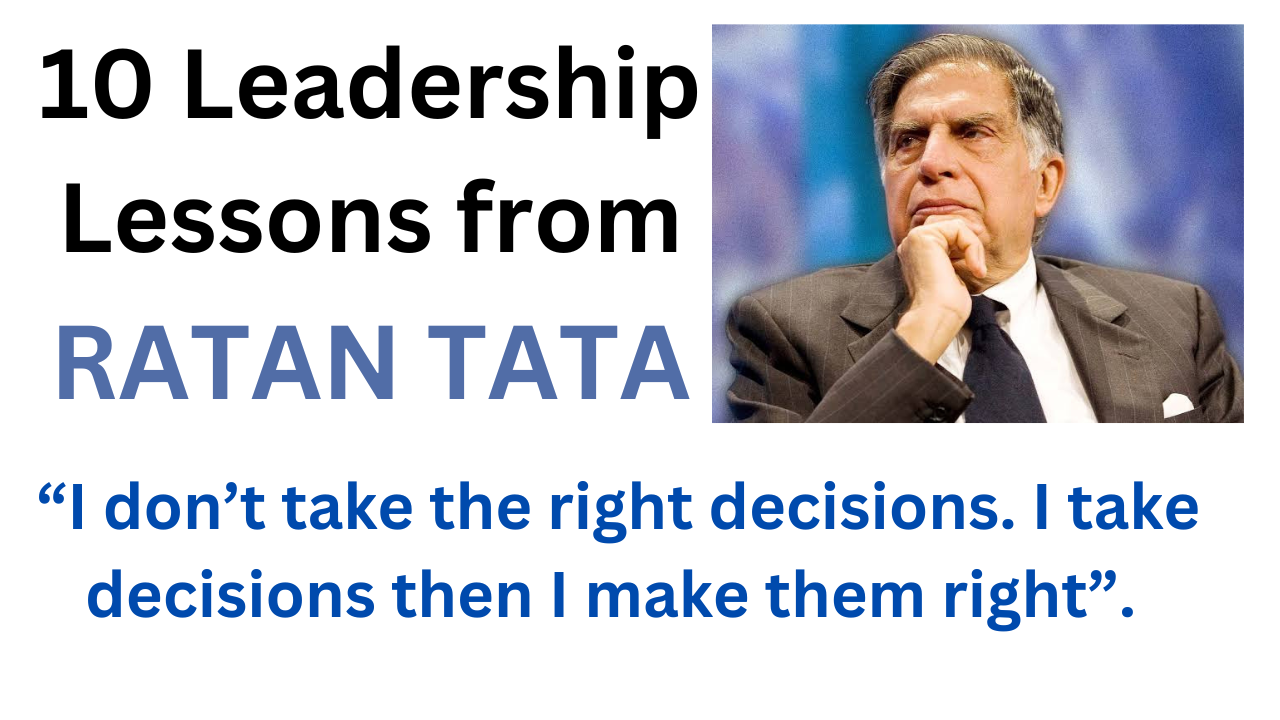 10 Leadership Lessons from Ratan Tata